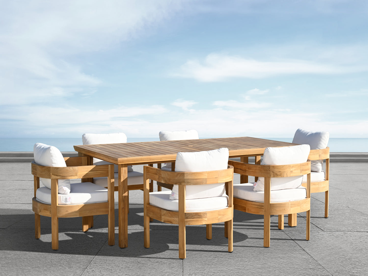 Santino® Outdoor 7-Piece 74" Dining Set