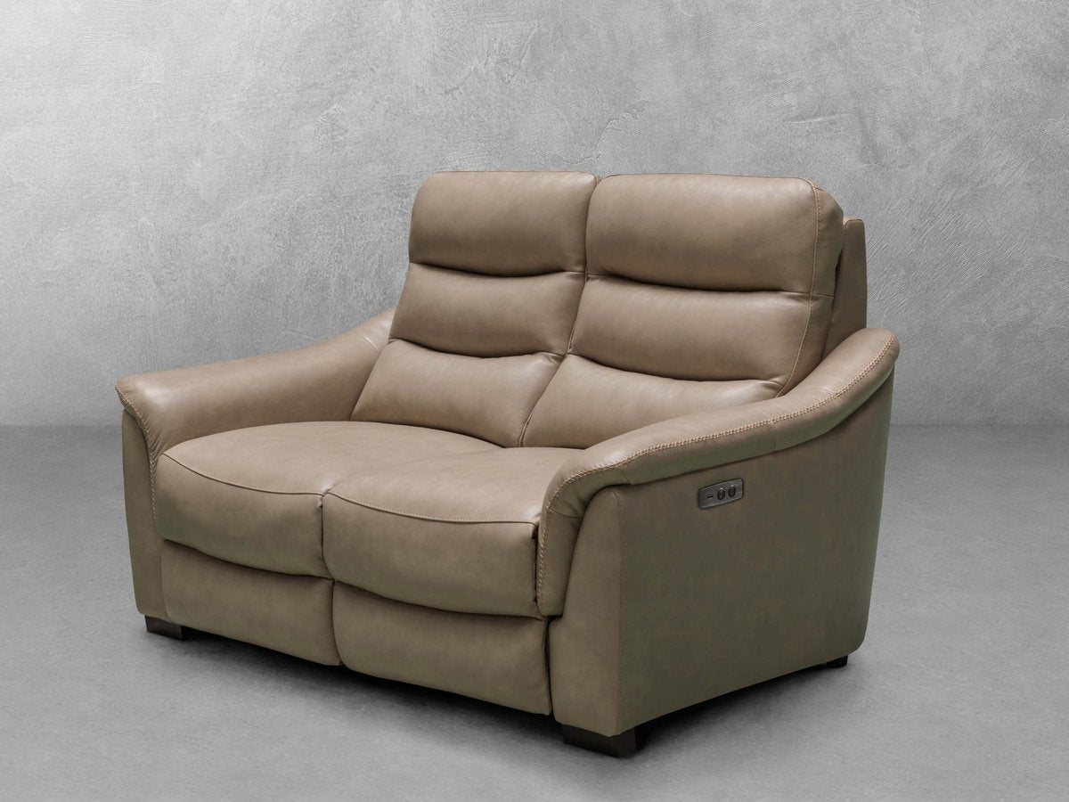 Shaffer Leather Power Reclining Loveseat