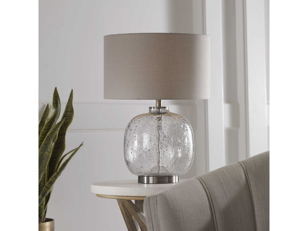 Abbyson Home Sinclair Glass Table Lamp