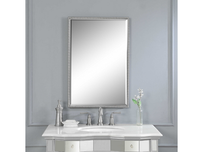 Abbyson Home Soltise Brushed Nickel Mirror