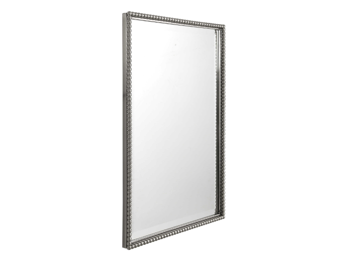 Abbyson Home Soltise Brushed Nickel Mirror