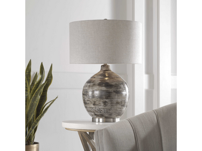 Abbyson Home Tami Distressed Ivory Table Lamp