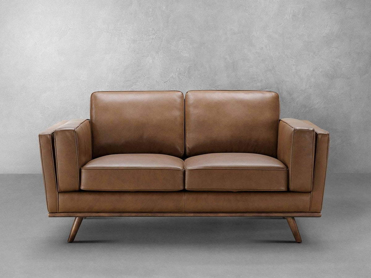 Taverly Leather Loveseat