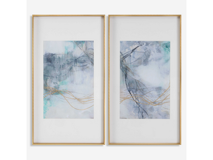 Abbyson Home Unified Abstract Prints, Set of 2