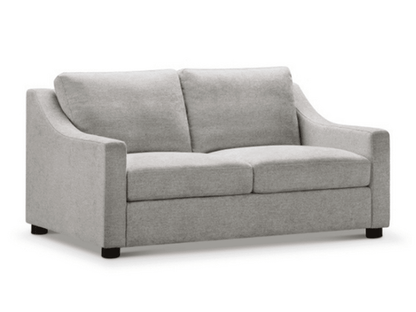 Larissa Fabric Loveseat - Gray