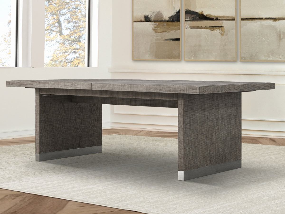 Bacara Modern Classic Wood Brushed Extendable Dining Table