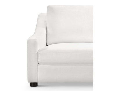 Larissa Fabric Loveseat - White