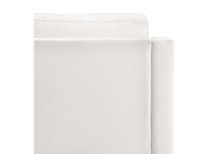 Larissa Fabric Loveseat - White