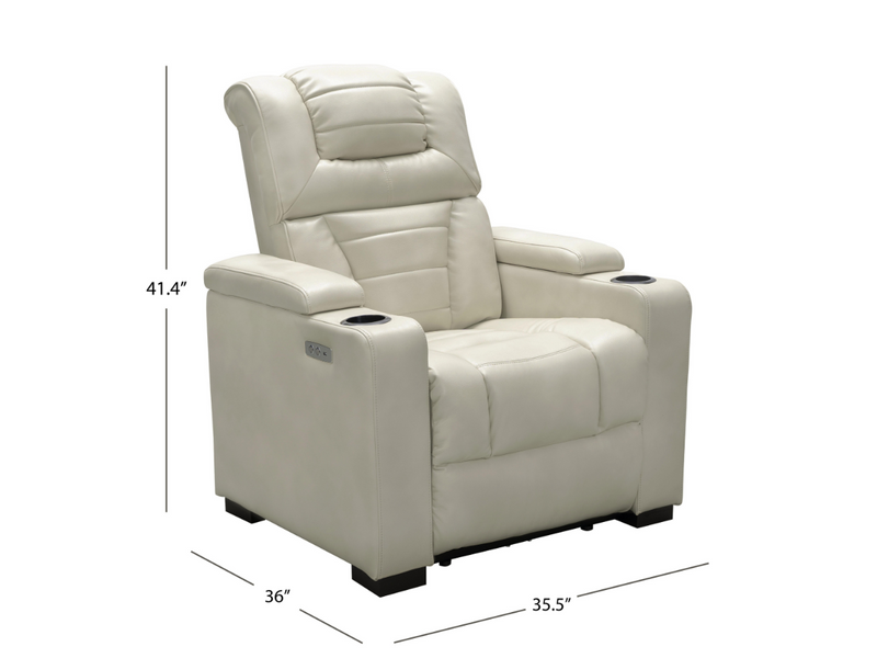 Abbyson galaxy store power theater recliner