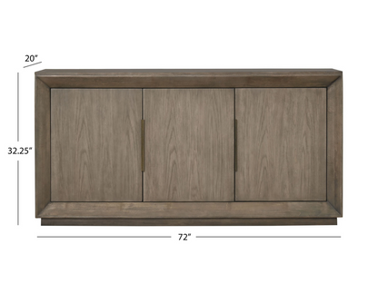 Goodwin 72" Multi-Use Oak Console