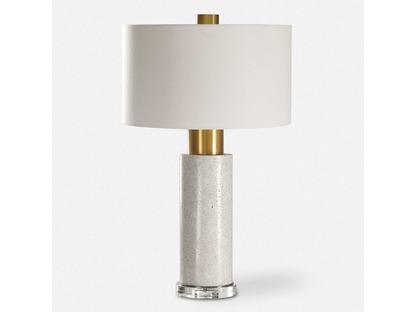 Abbyson Home Vaughn Concrete Table Lamp