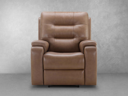 Waylen Top-Grain Leather Manual Recliner