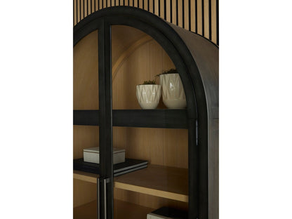 Archer 80" Wood Bookcase - Abbyson - Living Room