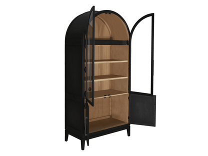 Archer 80" Wood Bookcase - Abbyson - Living Room