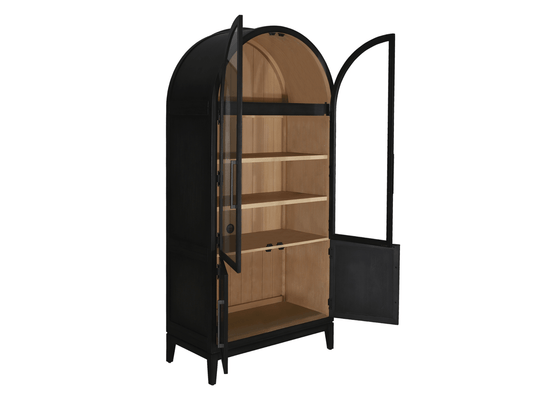 Archer 80" Wood Bookcase - Abbyson - Living Room