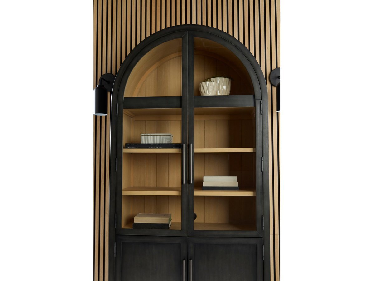 Archer 80" Wood Bookcase - Abbyson - Living Room
