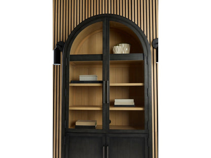 Archer 80" Wood Bookcase - Abbyson - Living Room