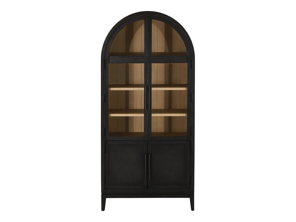 Archer 80" Wood Bookcase - Abbyson - Living Room
