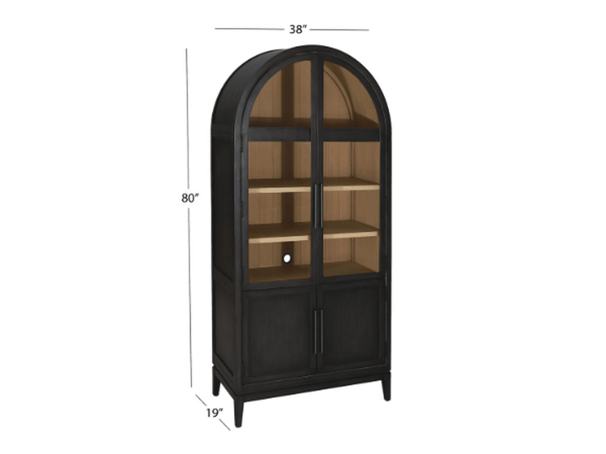 Archer 80" Wood Bookcase - Abbyson - Living Room