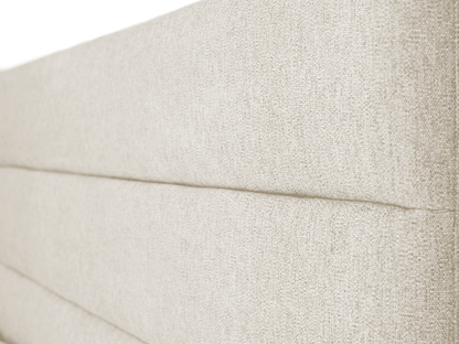 Athena (Seneca) Upholstered Bed - Cream - King - Abbyson - Bedroom