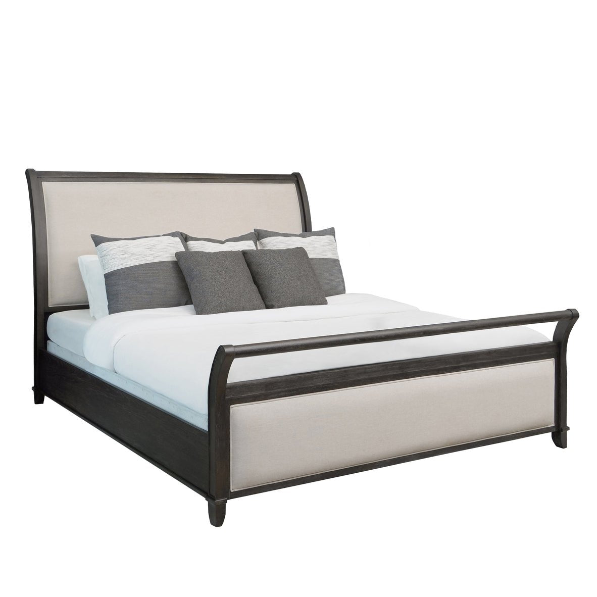 Audrey Sleigh King Bed - Abbyson -