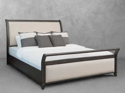 Audrey Sleigh King Bed - Abbyson -