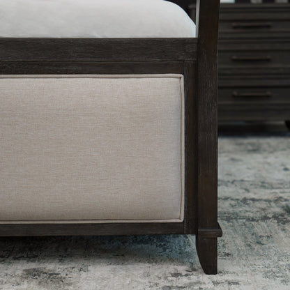 Audrey Sleigh King Bed - Abbyson -