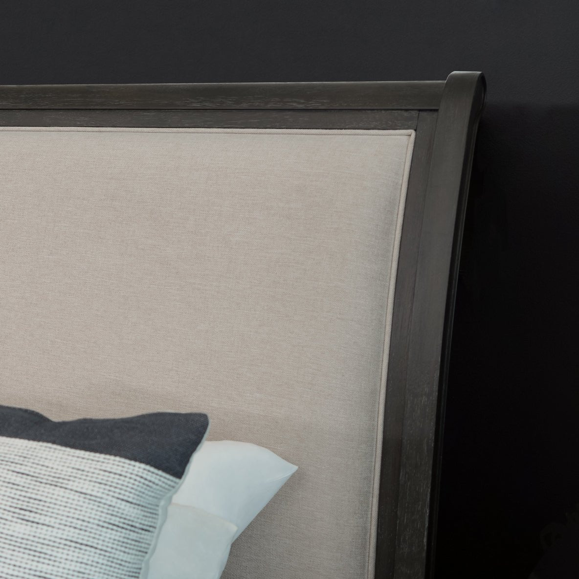 Audrey Sleigh King Bed - Abbyson -