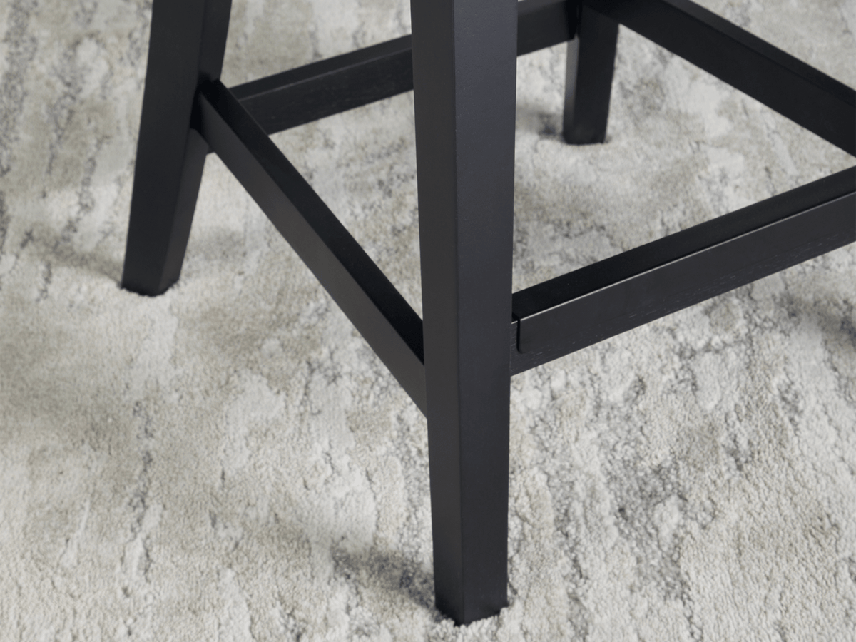 Avery Wood-Back Upholstered Counter Stool (2pk) - Abbyson - Dining Room