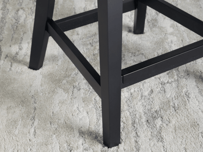 Avery Wood-Back Upholstered Counter Stool (2pk) - Abbyson - Dining Room