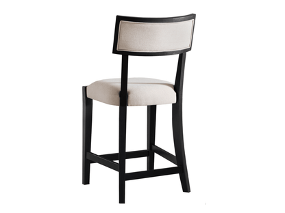 Avery Wood-Back Upholstered Counter Stool (2pk) - Abbyson - Dining Room