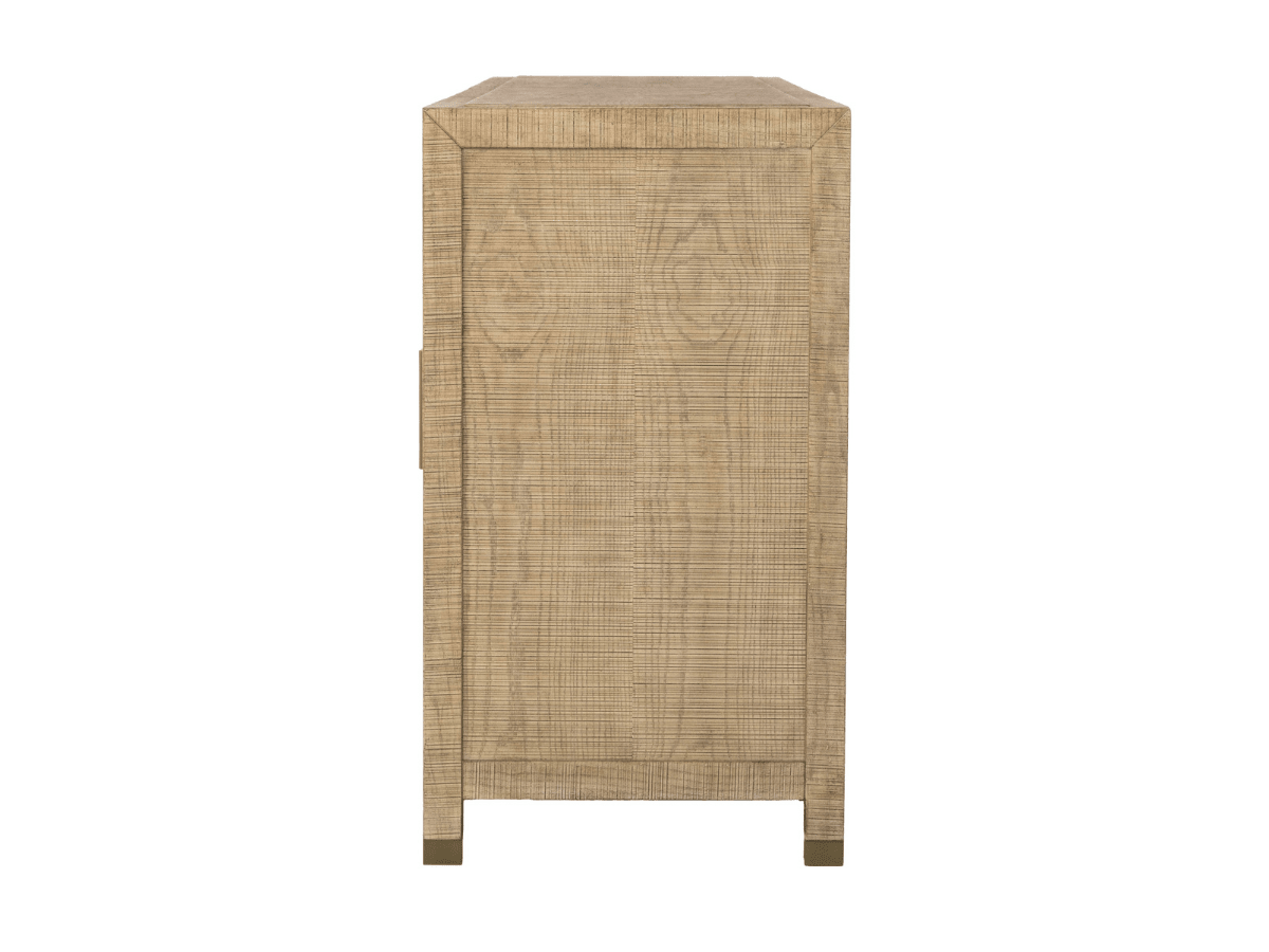 Bacara Modern Classic Wood Brushed 4 Door Sideboard - Abbyson - Dining Room