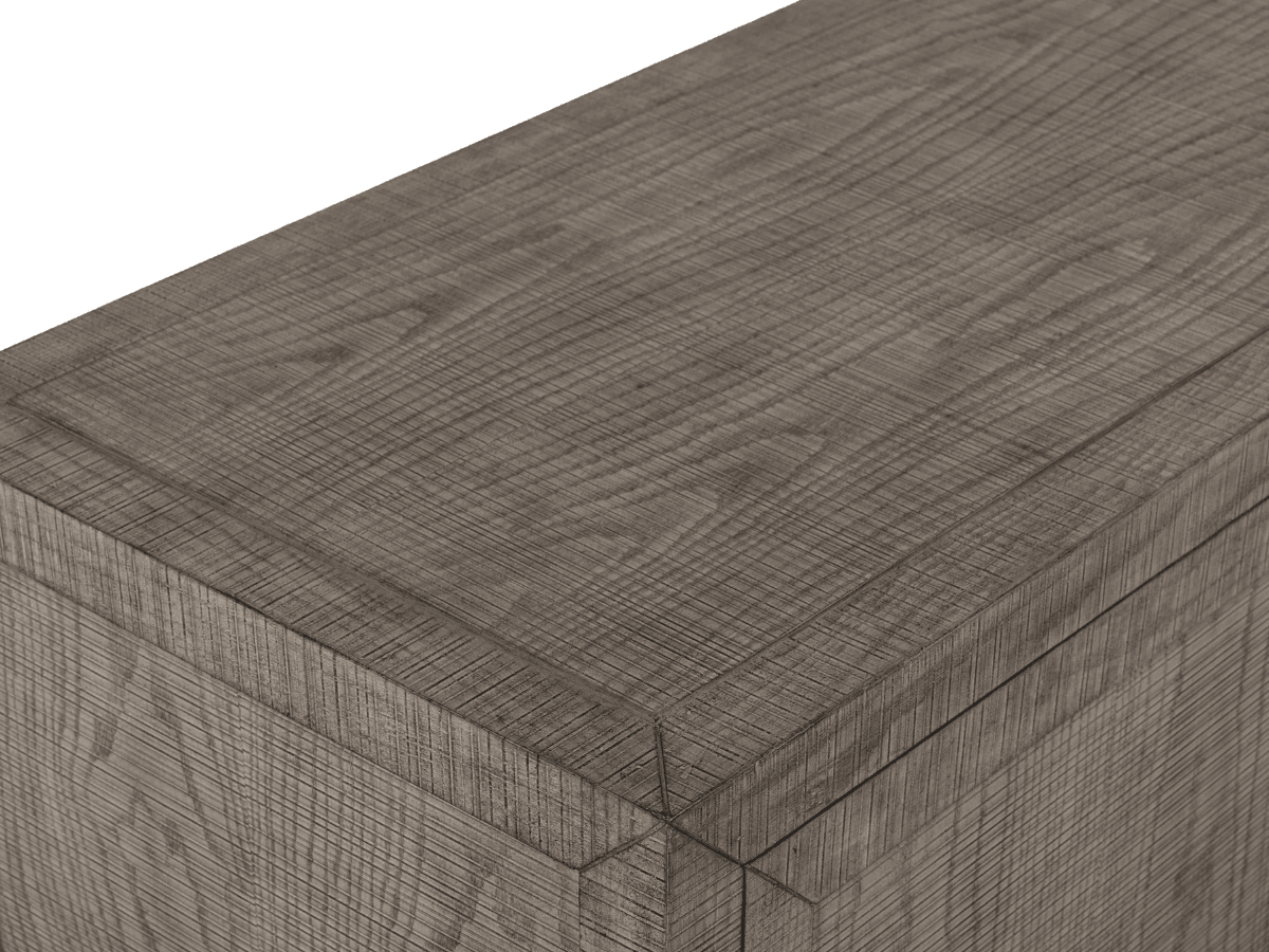 Bacara Modern Classic Wood Brushed 4 Door Sideboard - Abbyson - Dining Room