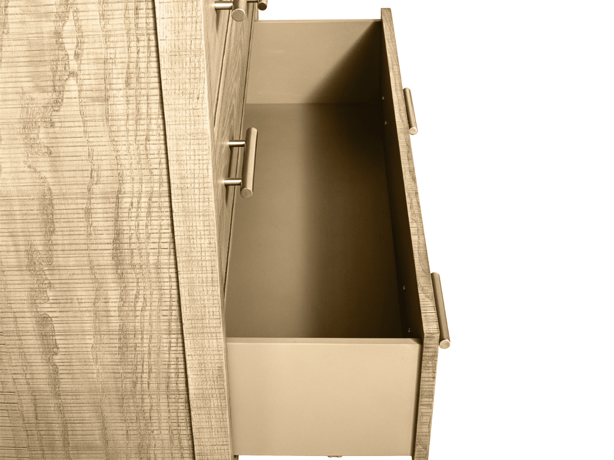 Bacara Modern Classic Wood Brushed 5-Drawer Chest 42' - Natural - Abbyson - Bedroom