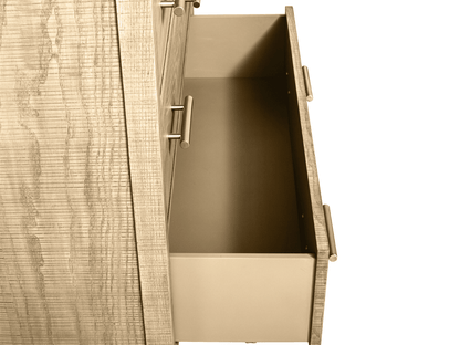 Bacara Modern Classic Wood Brushed 5-Drawer Chest 42' - Natural - Abbyson - Bedroom