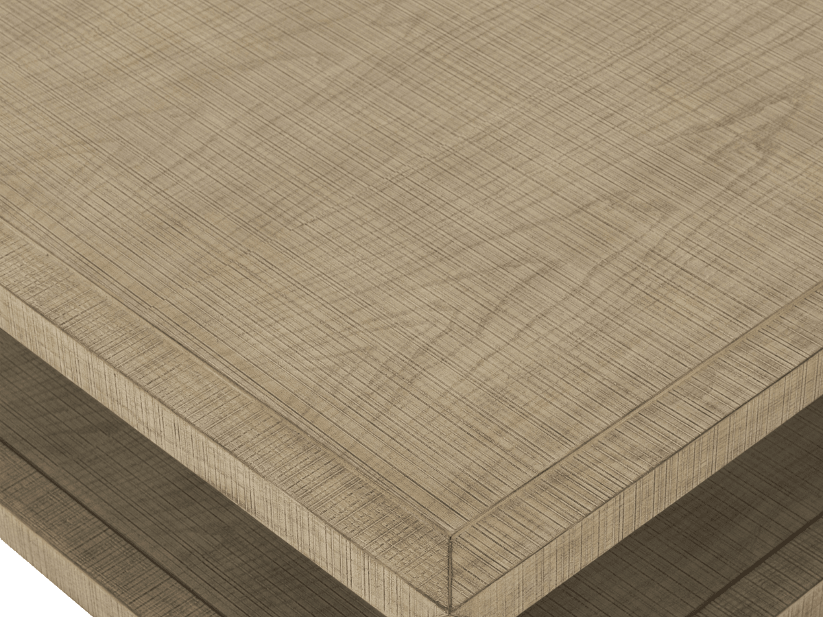 Bacara Modern Classic Wood Brushed Coffee Table 60' - Natural - Abbyson - Living Room