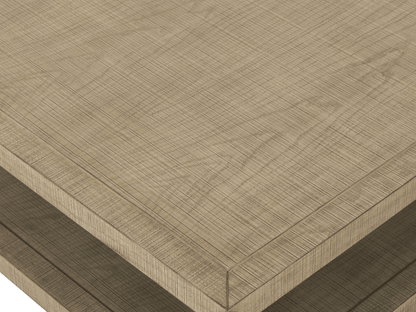 Bacara Modern Classic Wood Brushed Coffee Table 60' - Natural - Abbyson - Living Room
