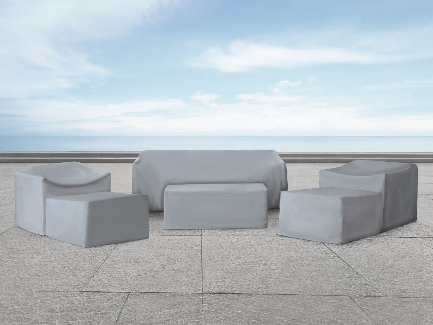 Belamar 6-pc Seating Cover Set - Abbyson - Outdoor