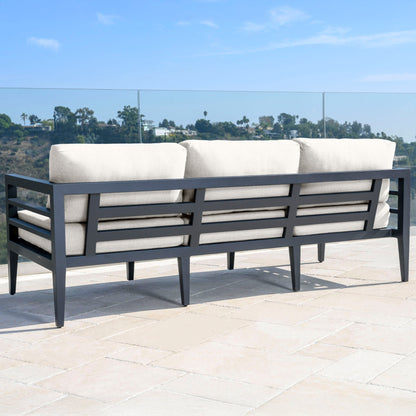 Belamar Outdoor Sofa - White - Abbyson - Outdoor