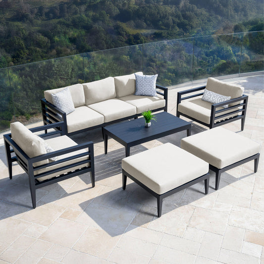 Belamar 6-pc Seating Set - White