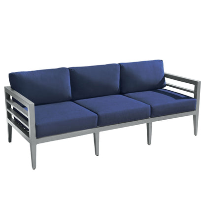 Belamar 1 Sofa + Armchair (2-pack) - Blue