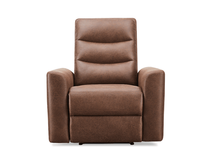 Bentley Fabric Manual Recliner - Brown - Abbyson - Living Room