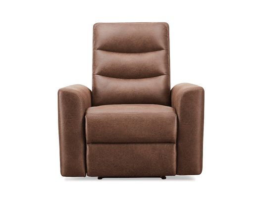Bentley Fabric Manual Recliner - Brown - Abbyson - Living Room