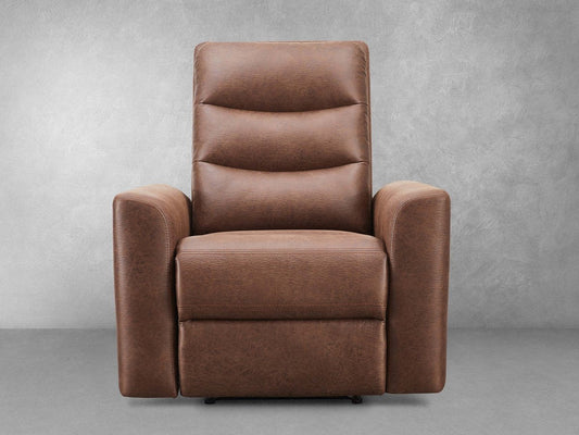 Bentley Fabric Manual Recliner - Brown - Abbyson - Living Room