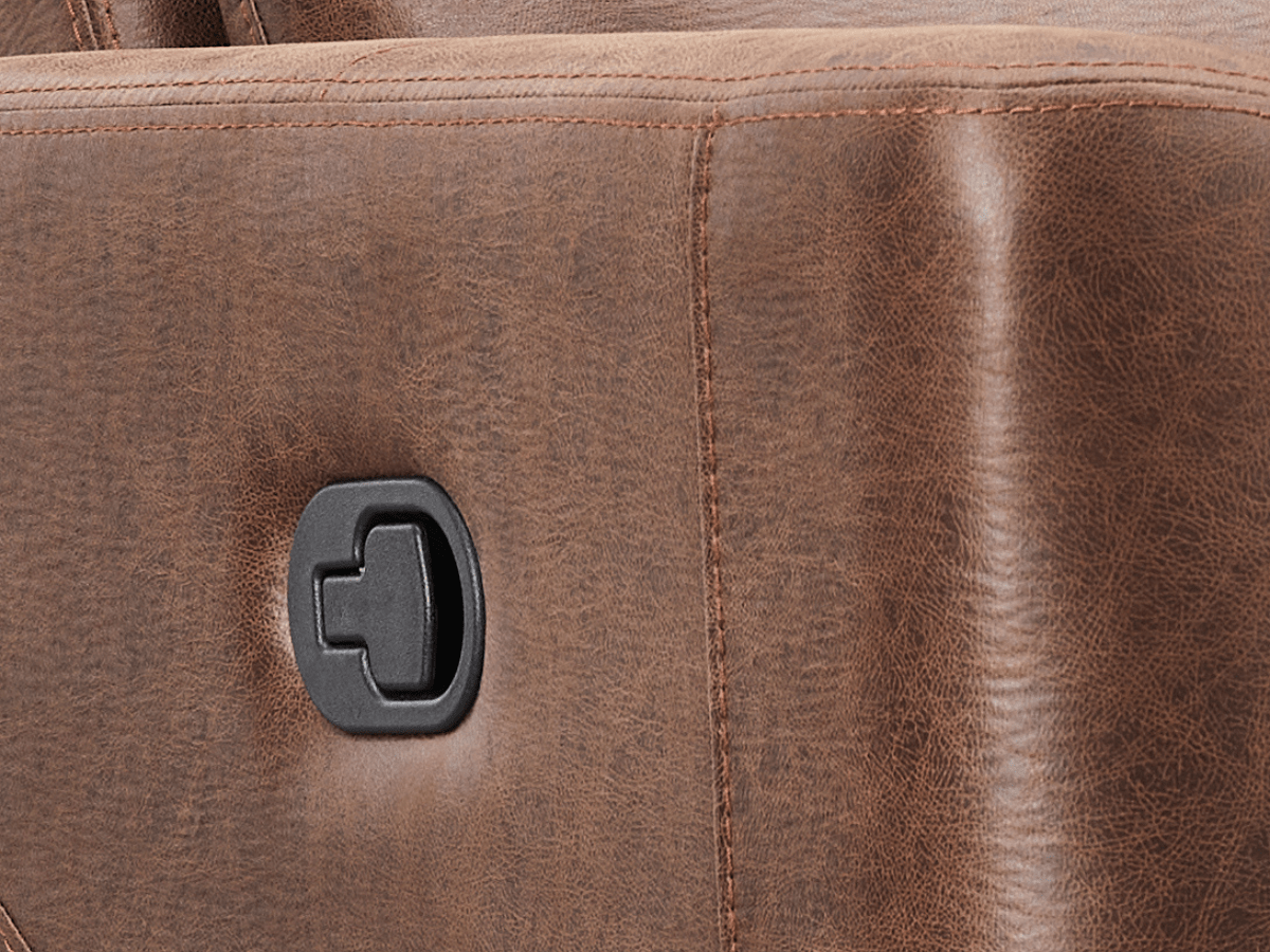 Bentley Fabric Manual Recliner - Brown - Abbyson - Living Room