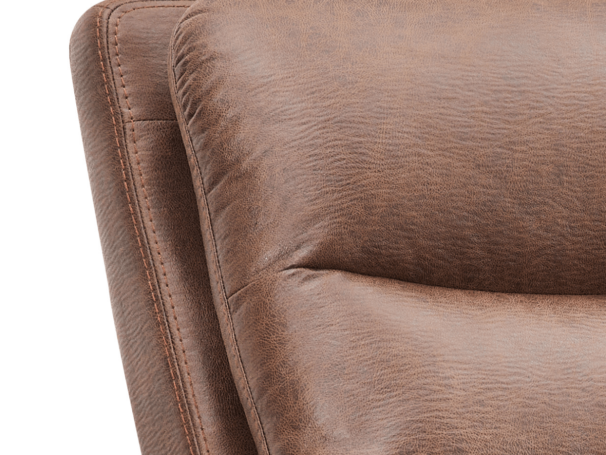 Bentley Fabric Manual Recliner - Brown - Abbyson - Living Room