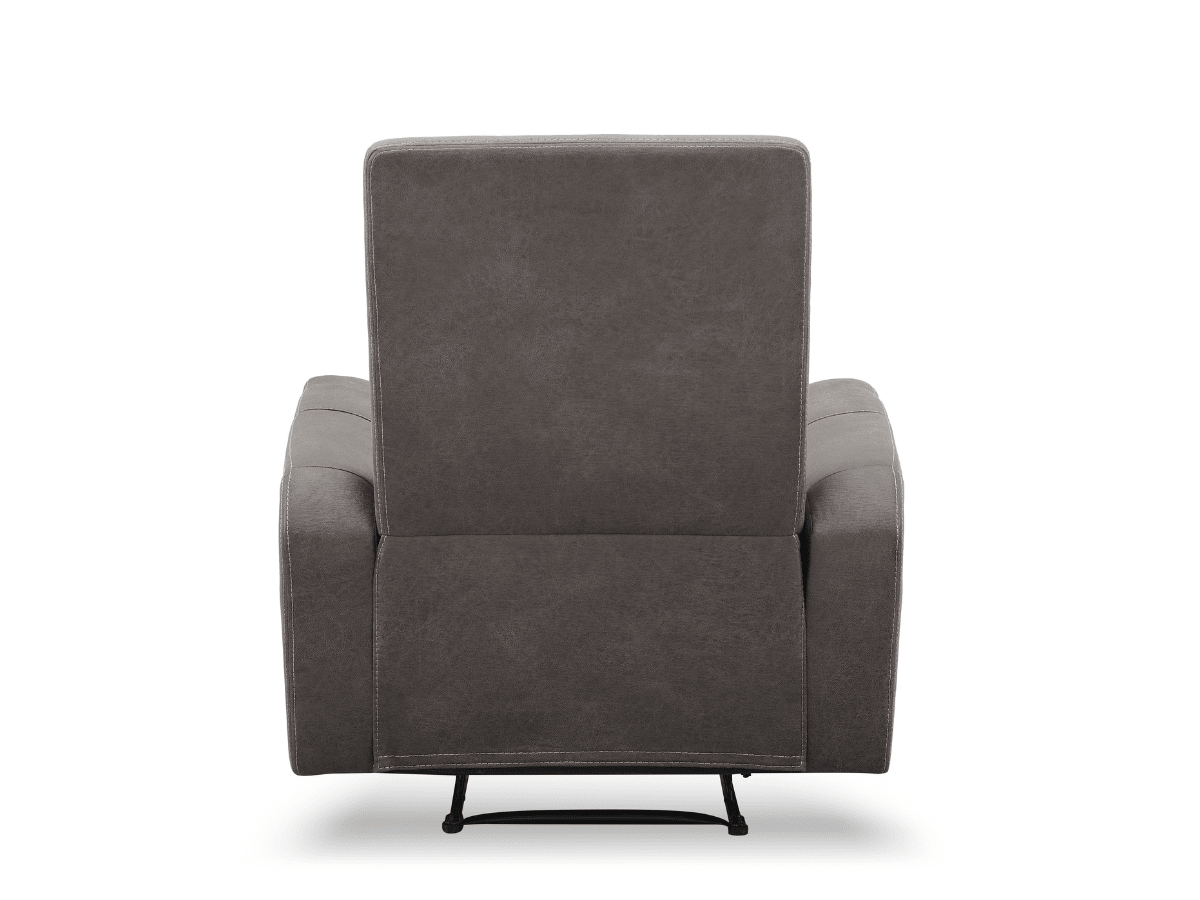 Bentley Fabric Manual Recliner - Gray - Abbyson - Living Room