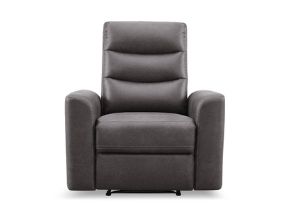 Bentley Fabric Manual Recliner - Gray - Abbyson - Living Room