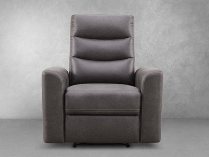 Bentley Fabric Manual Recliner - Gray - Abbyson - Living Room