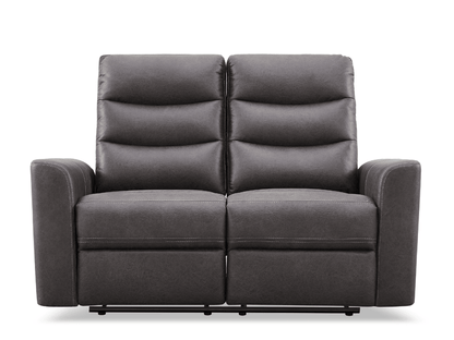 Bentley Fabric Manual Reclining Loveseat - Gray - Abbyson - Living Room